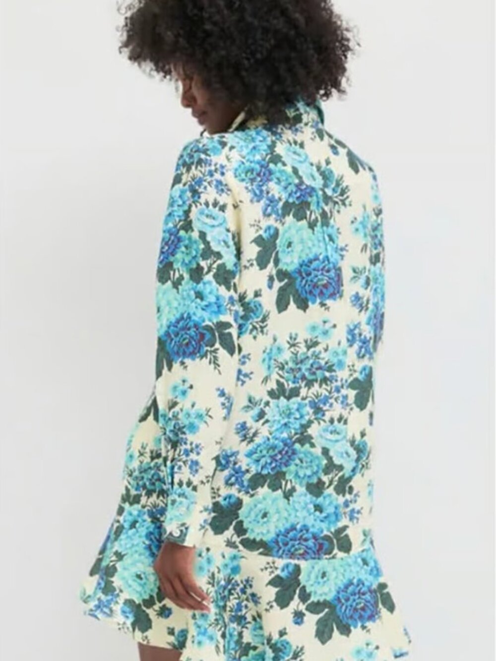 Tuckernuck Women's Wild Zinnia Linen Callahan Floral Mini Dress Size M - Picture 5 of 6